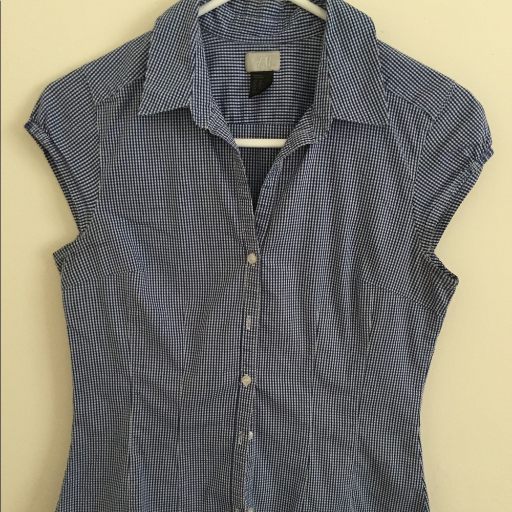 H&M Plaid top